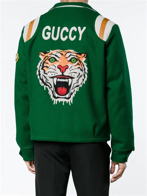 gucci tiger motif jacket|Gucci jacket kevin hart.